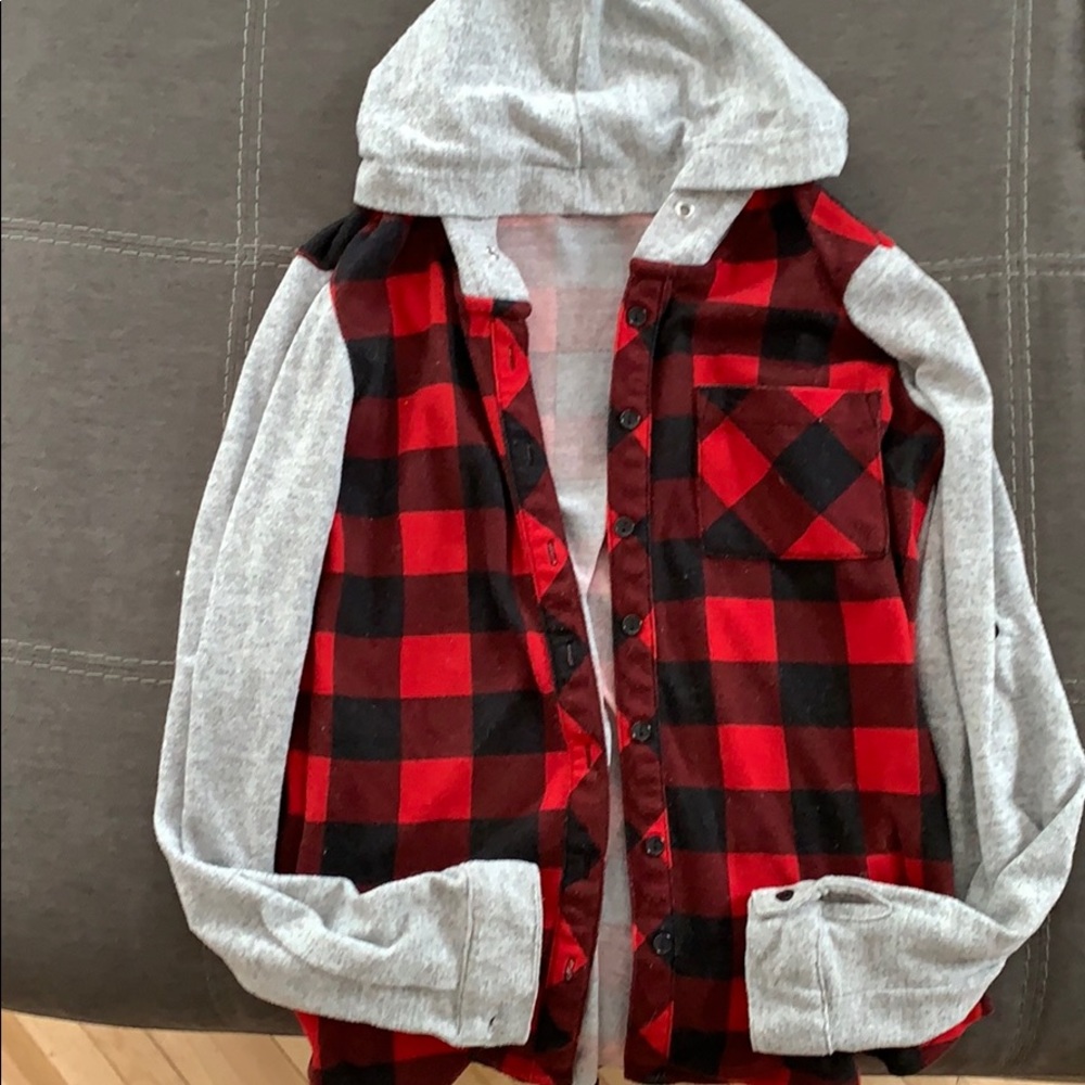 Plaid button up